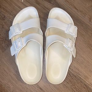 White Rubber Birks